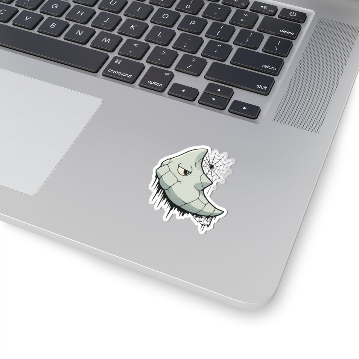 Spookamon moon-pod| Moon Kiss-Cut Stickers - Cute Décor for Laptops, Water Bottles, Phone Cases, Halloween, and Gothic Vibes