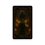 The Magician Tarot, Mystical Magician Stickers, Gothic Witch Decor, Esoteric Gifts for Halloween, Occult Enthusiasts, Enigmatic Aesthetic