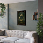 Five of Swords Tarot- Jaws Satin Poster, Wall Art, Movie Decor, Horror Poster, Unique Gift, Interior Design