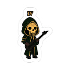 CHibi Band Member Gothic Art Stickers for Music Lovers, Laptop Decals, Decor, Gifts for Gamers, Home Decor, Halloween