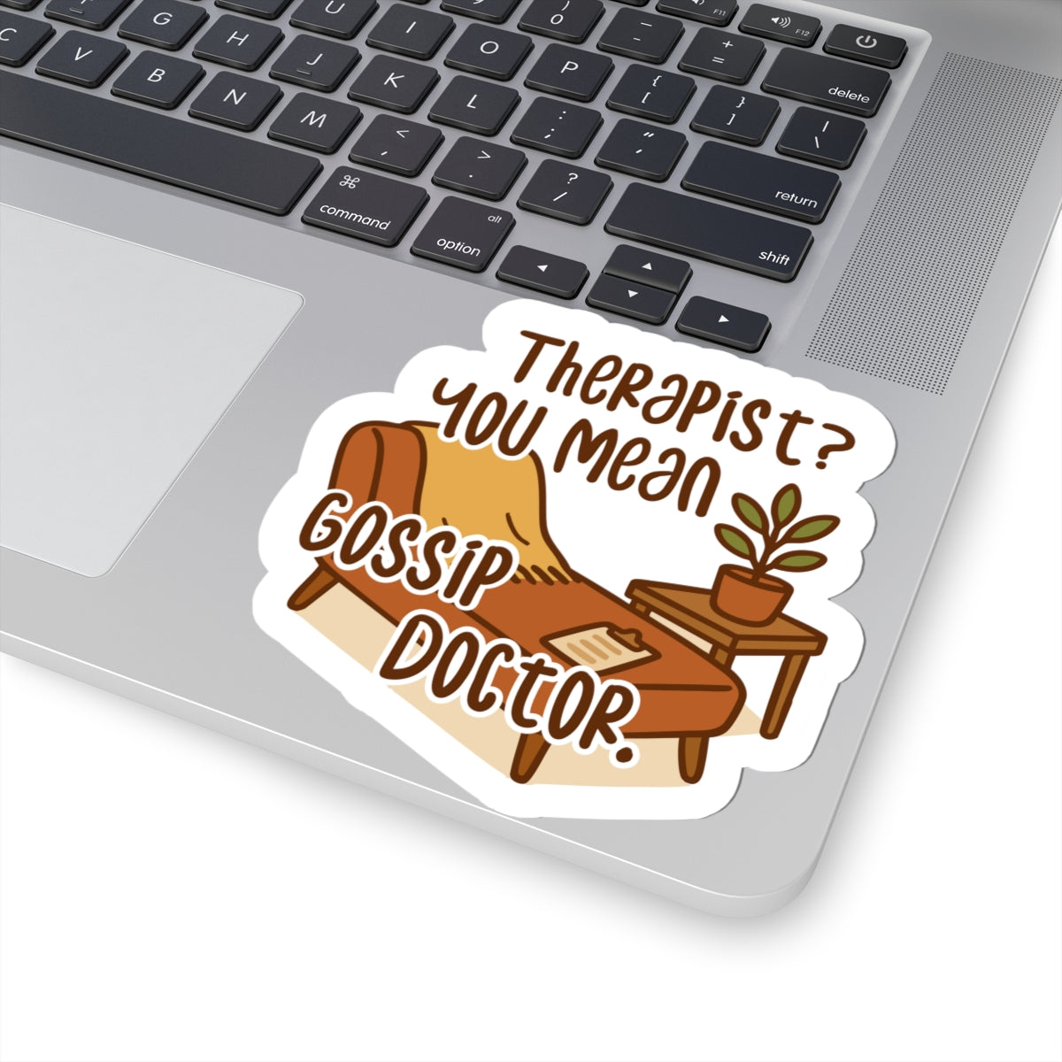 Therapist/Gossip Doctor Kiss-Cut Stickers, Fun Therapy Sayings, Self-Care Gift, Mental Health Awareness, Laptop Decor, Cute Office Supplies