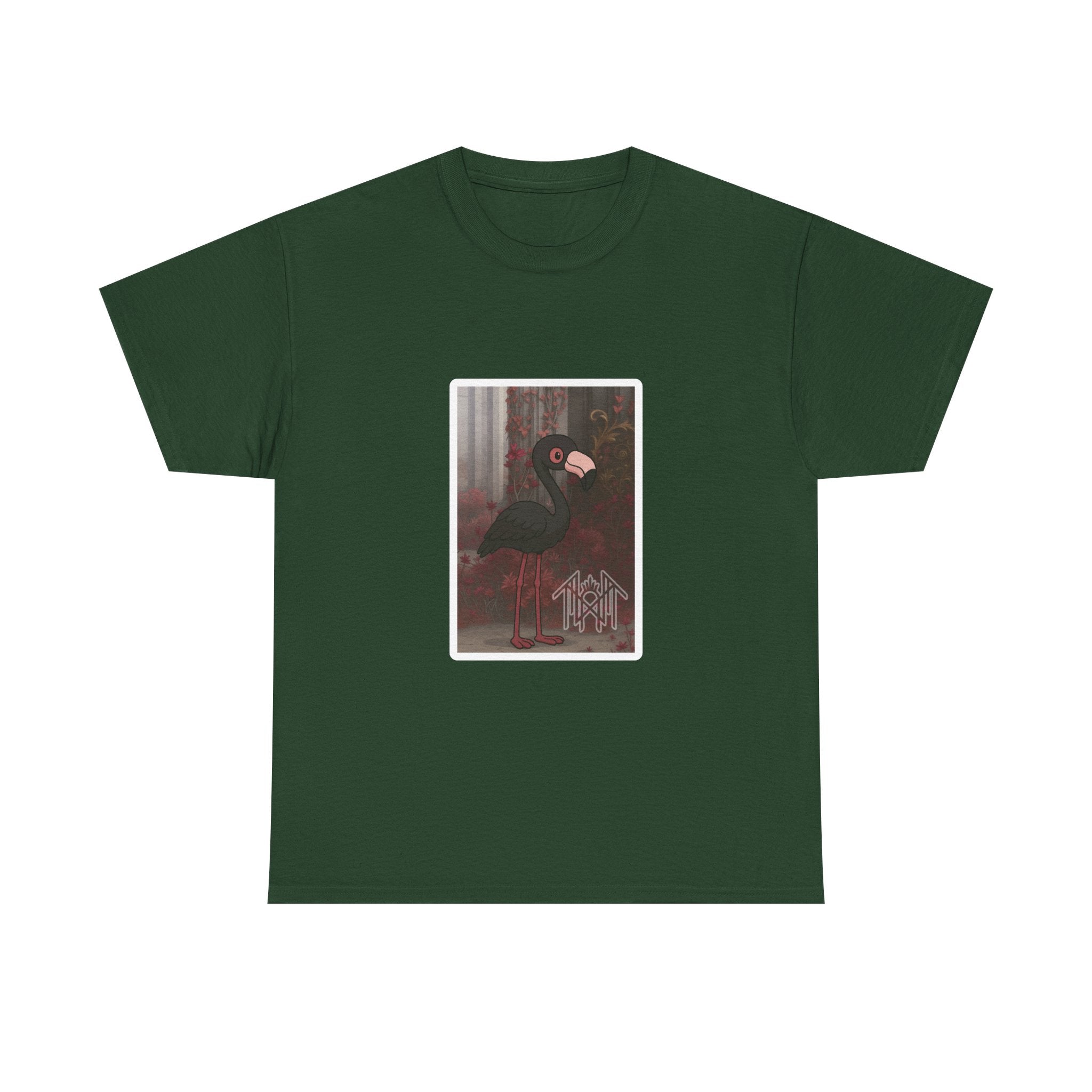Jerry Artistic Unisex Cotton Tee - Unique Bird Design, Casual Wear, Gift for Nature Lovers, Trendy Streetwear, Everyday Comfort