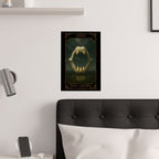 Five of Swords Tarot- Jaws Satin Poster, Wall Art, Movie Decor, Horror Poster, Unique Gift, Interior Design