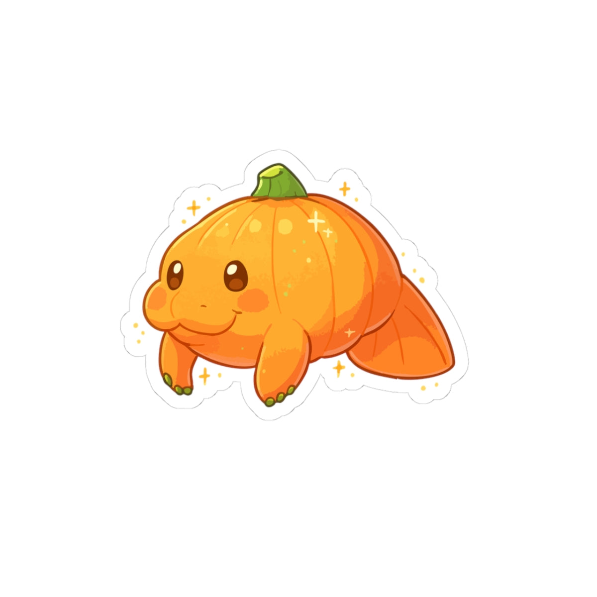 Pumpkintee Sticker — Cute Autumn Fall Laptop Decal