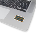 Blockbuster Membership Card Sticker — Retro Movie Rental Kiss-Cut Decal