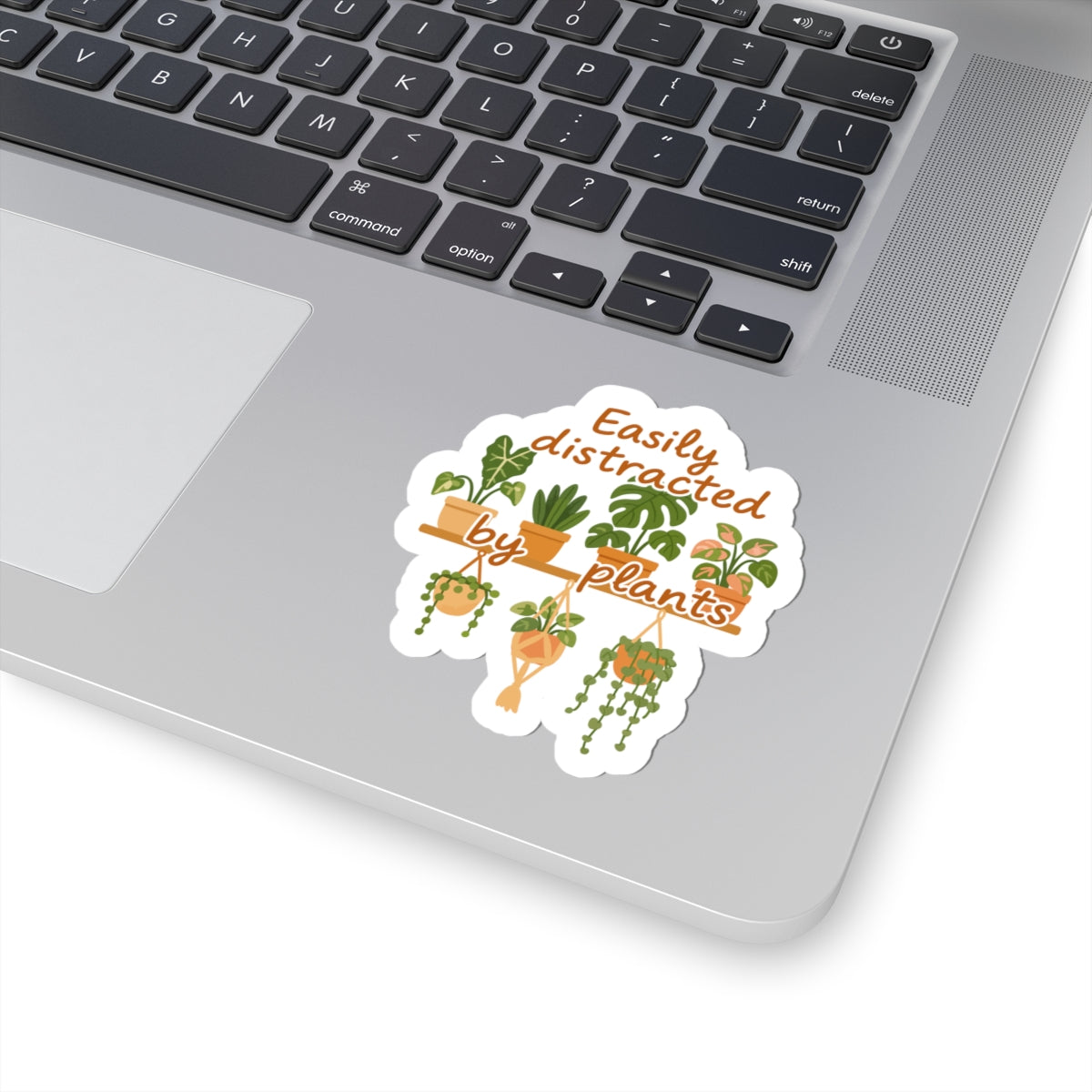 Easily Distracted by Plants Stickers, Plant Lover Gifts, Gardening Decor, Cute Succulent Stickers, Home Office Accessories
