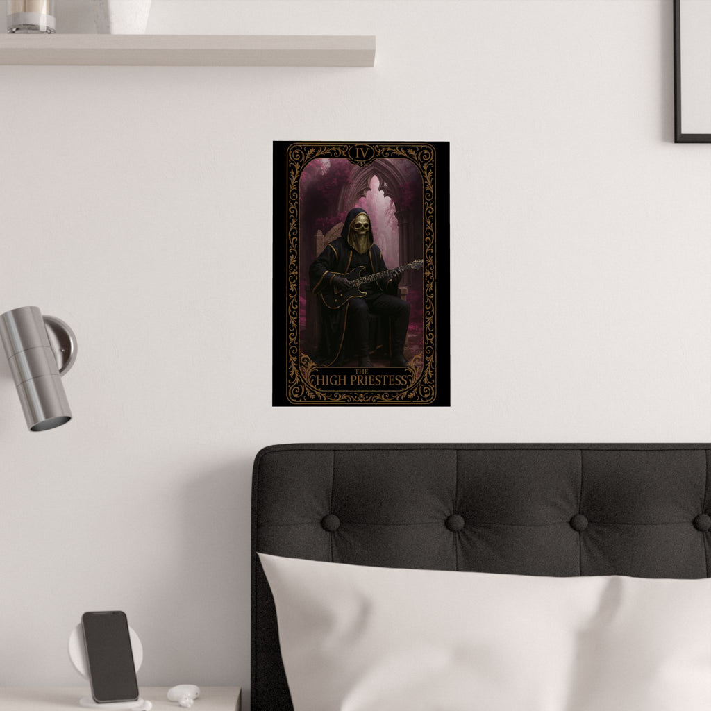 The High Priestess, Gothic Wall Art Poster, Decor, Aesthetic Room Art, Unique Home Decor, Dark Fantasy Poster