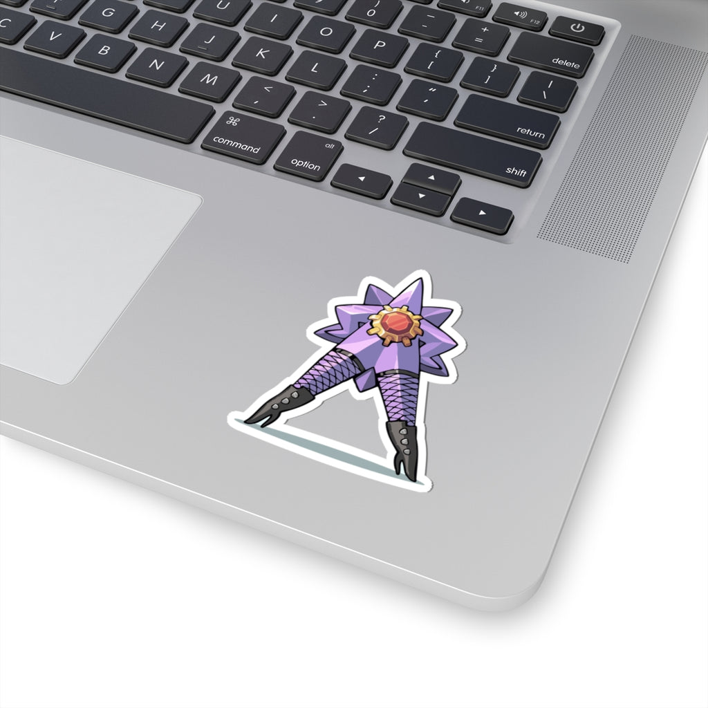 Mega Star-Patrick -Purple Starburst Fantasy Legs Kiss-Cut Sticker