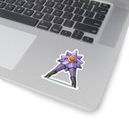 Mega Star-Patrick -Purple Starburst Fantasy Legs Kiss-Cut Sticker