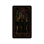 Espera Three of Cups Kiss-Cut Stickers | Magical Decor, Tarot Art Stickers, Spiritual Gifts, Party Decor, Witchy Aesthetic