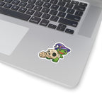 Wizard Turtle Kiss-Cut Stickers | Fun Decor, Laptop Stickers, Cute Gifts, Halloween Vibes, Cartoon Art