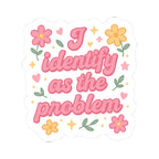 Floral Kiss-Cut Stickers - Self-Identity Design, Laptop Decor, Journaling Accessories, Fun Gift, Creative Expression