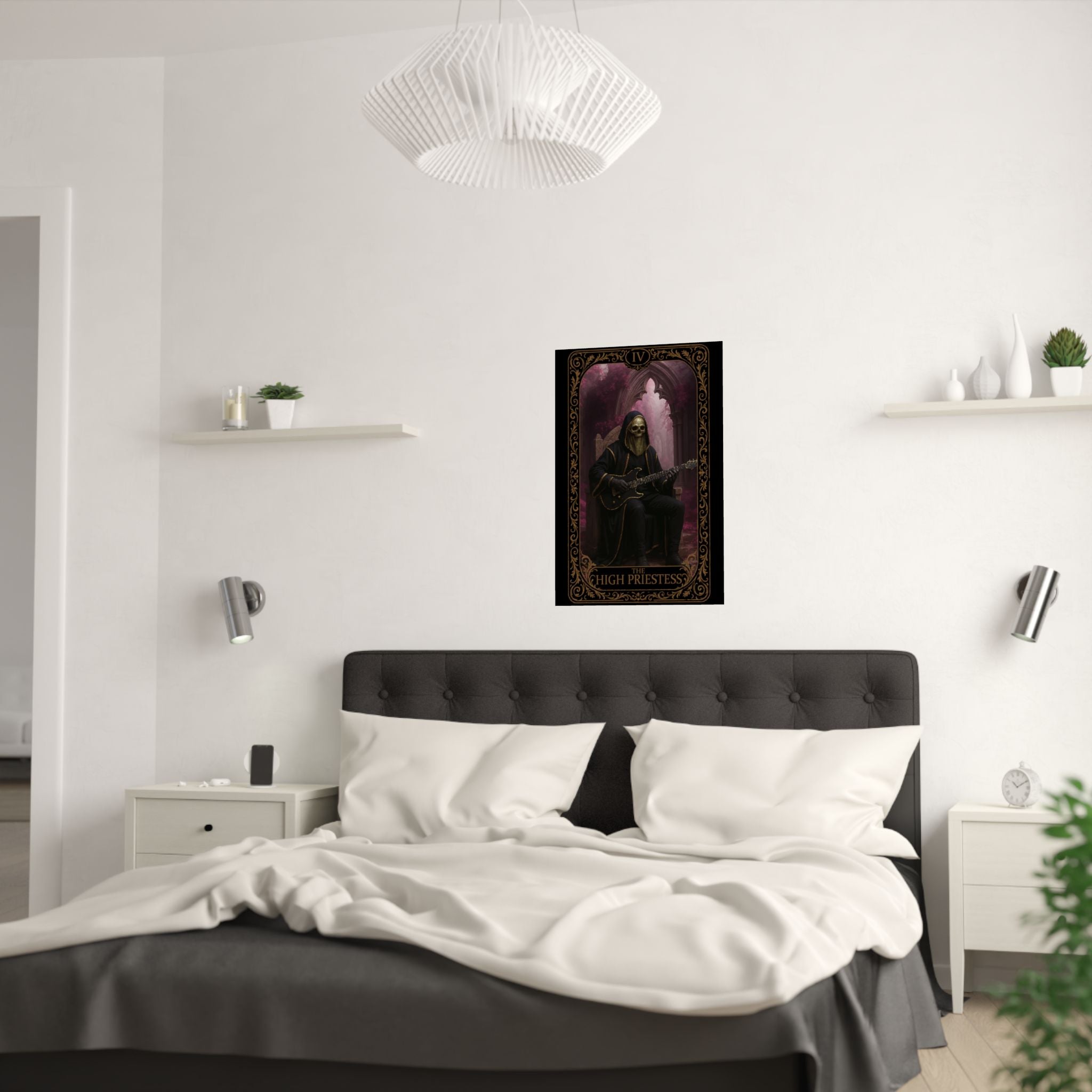 The High Priestess, Gothic Wall Art Poster, Decor, Aesthetic Room Art, Unique Home Decor, Dark Fantasy Poster