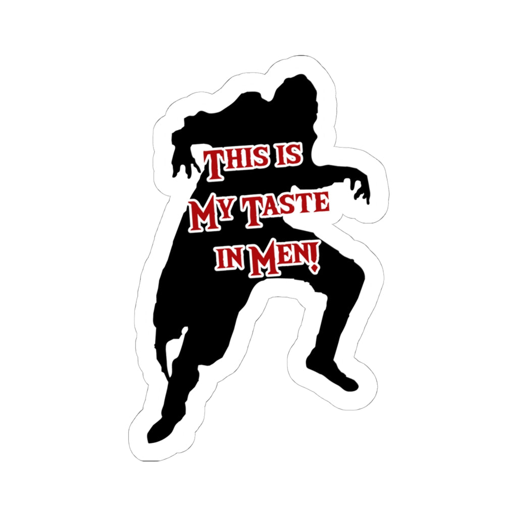 Lead Singer-Cut Stickers for  My taste in Men, Laptop Decals, Gifts, Party Favors, Humor Stickers, Cute Decoration
