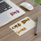 Mushroom lady Spirits Sticker Sheet — Forest Mushroom Character Vinyl Stickers