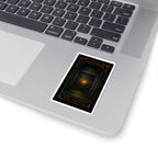 Four of Pentacles Tarot- Mystical Kiss-Cut Stickers - Four of Pentacles Design, Tarot Stickers, Spiritual Decor, Enchanted Laptop Decals, Witchy Gifts