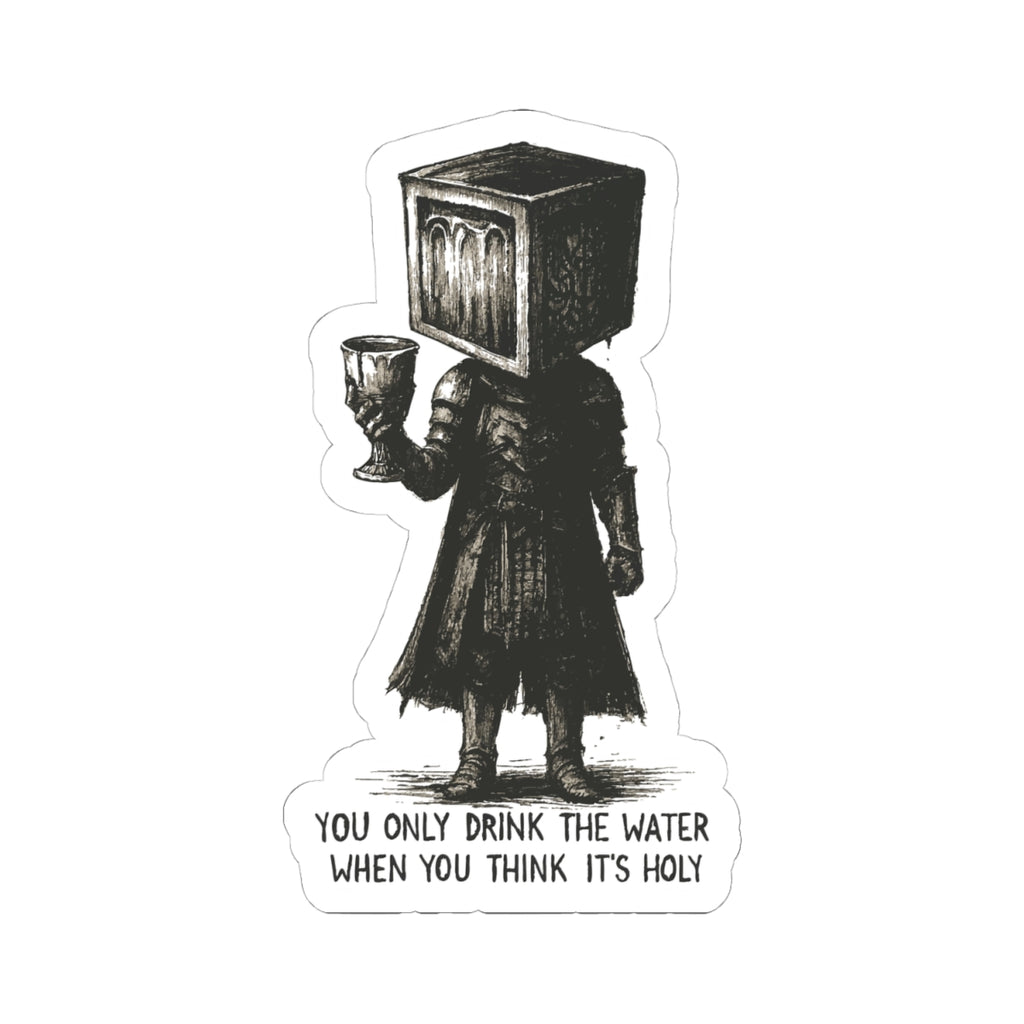 Granite/ Eden-Gothic Kiss-Cut Stickers, Unique Laptop Decor, Dark Art, Gift for Artists, Journal Stickers, Cup Stickers