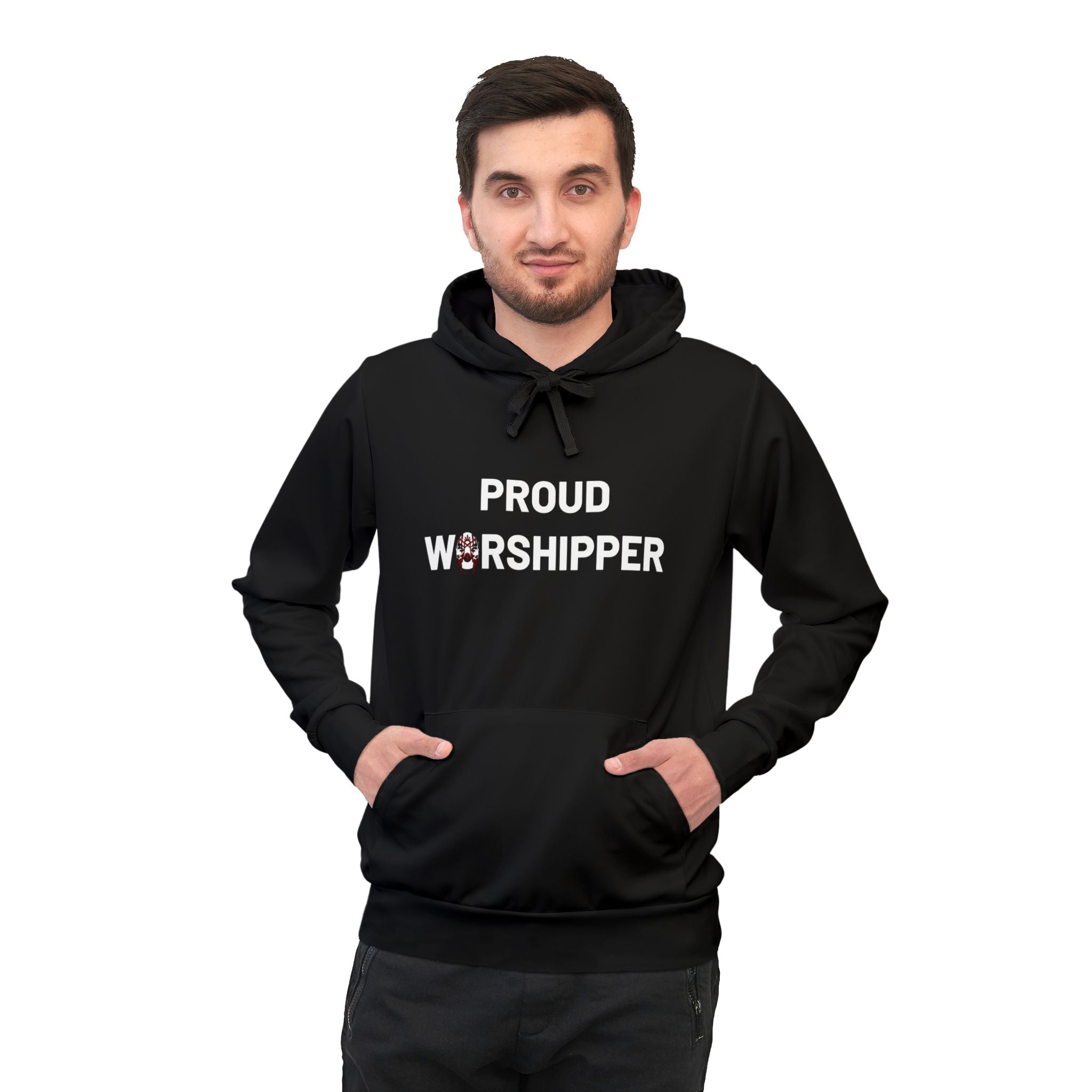 Proud Worshipper Hoodie - Faith-Based Christian Graphic Pullover