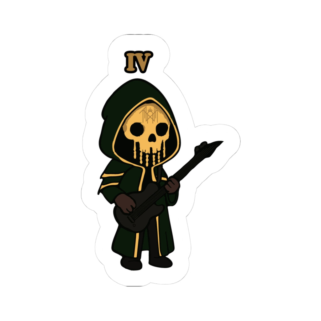 CHibi Band Member Gothic Art Stickers for Music Lovers, Laptop Decals, Decor, Gifts for Gamers, Home Decor, Halloween