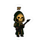 CHibi Band Member Gothic Art Stickers for Music Lovers, Laptop Decals, Decor, Gifts for Gamers, Home Decor, Halloween