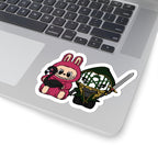 Labubu chibi Band member Jerry-Cut Stickers for Laptop, Planner, or Phone, Fun Gift for Kids and Teens, Easter, Halloween, & Celebrations