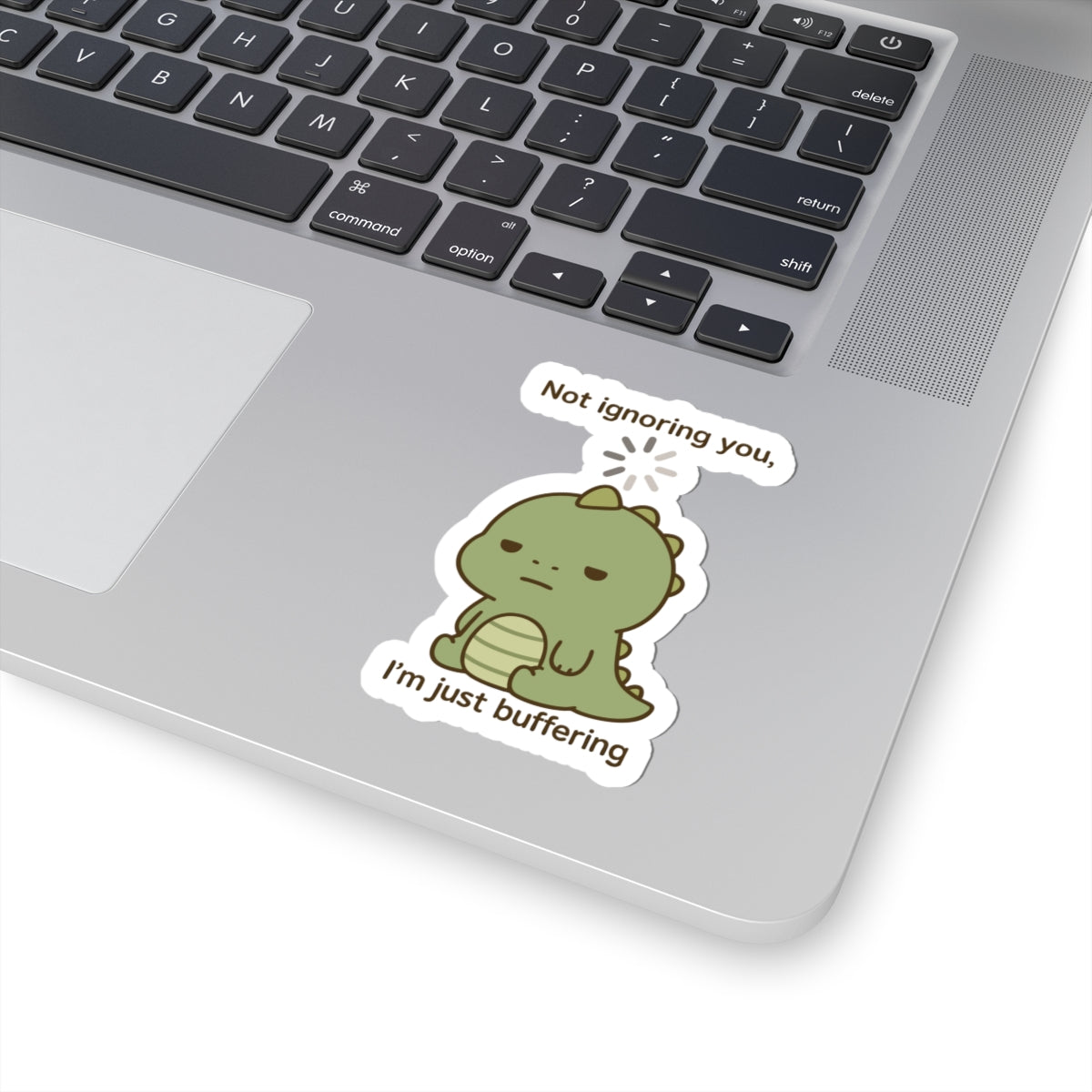 Cute Dino Ignoring Stickers, Kids Sticker Pack, Scrapbook Decals, Laptop Decals, Water Bottle Stickers, Vinyl Stickers