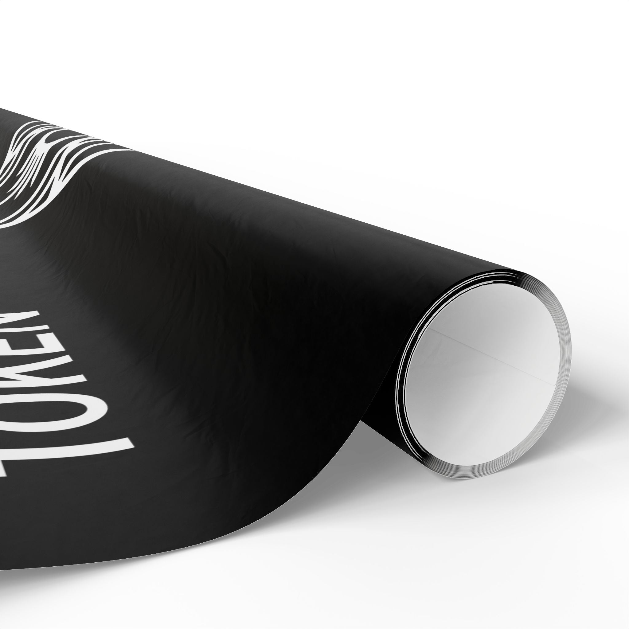 Wrapping Paper — Minimal Black "SLEEP TOKEN" Logo Gift Wrap