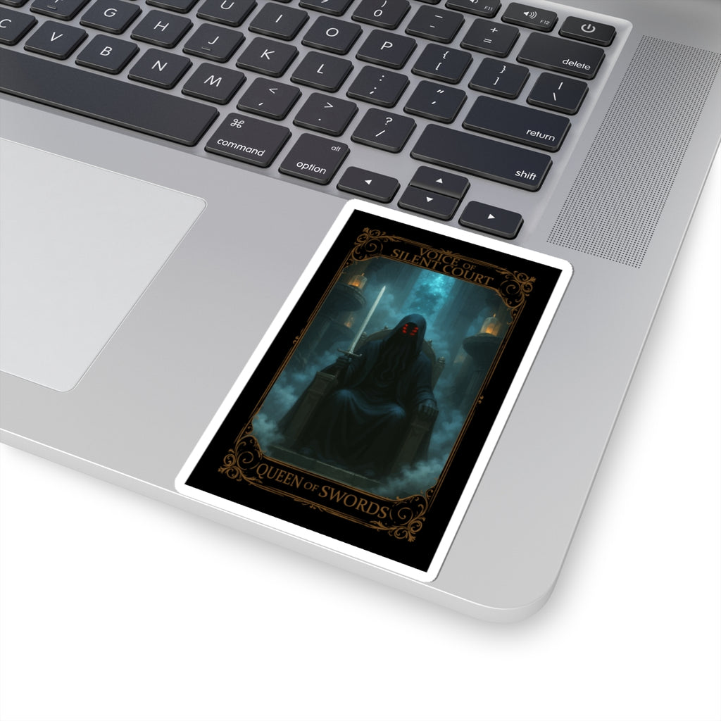 Queen of Swords Tarot- Mystical Queen of Swords Kiss-Cut Stickers - Tarot Theme, Witchcraft Decor, Laptop Stickers, Gift for Occult Lovers, Art Print [...]