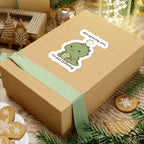 Cute Dino Ignoring Stickers, Kids Sticker Pack, Scrapbook Decals, Laptop Decals, Water Bottle Stickers, Vinyl Stickers