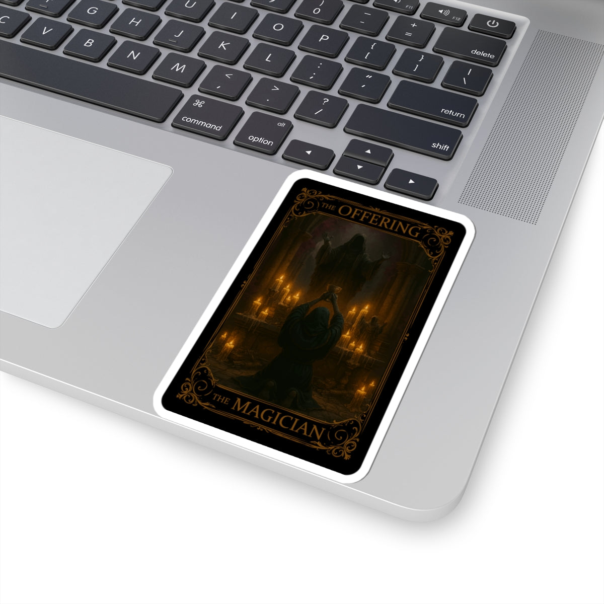 The Magician Tarot, Mystical Magician Stickers, Gothic Witch Decor, Esoteric Gifts for Halloween, Occult Enthusiasts, Enigmatic Aesthetic