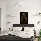 The Lovers Tarot Ethereal Satin Poster Art Print, Dark Romance Wall Decor, Gothic Home Decoration, Occult Aesthetic Wall Art