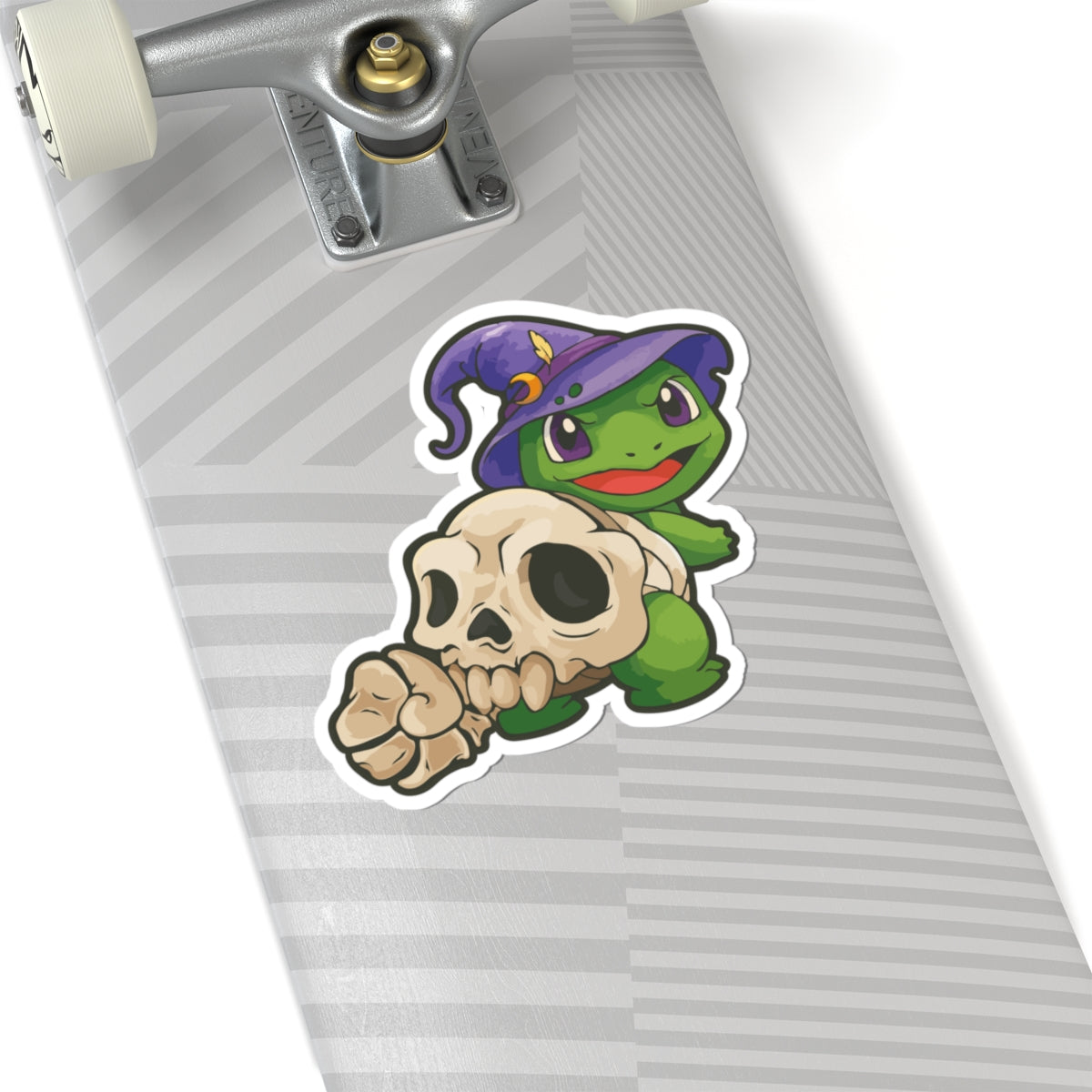 Wizard Turtle Kiss-Cut Stickers | Fun Decor, Laptop Stickers, Cute Gifts, Halloween Vibes, Cartoon Art