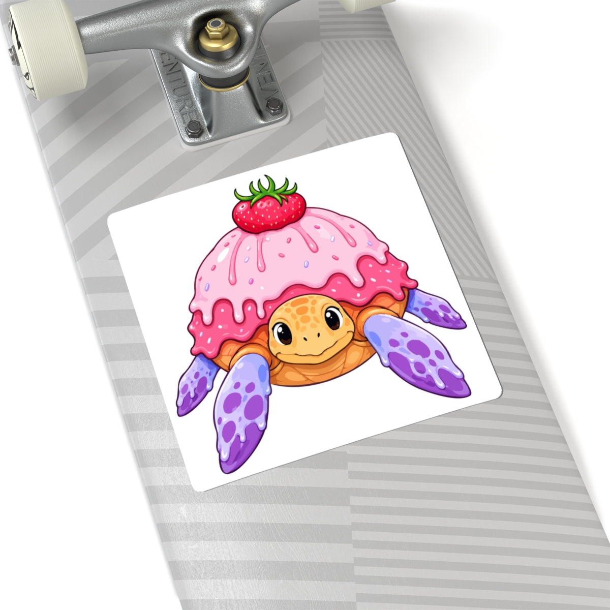 Cute Strawberry Shell Turtle Sticker