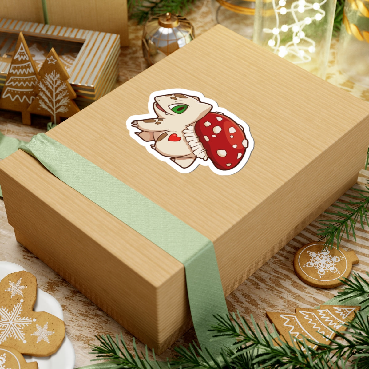 Mushroom-Saur Sticker