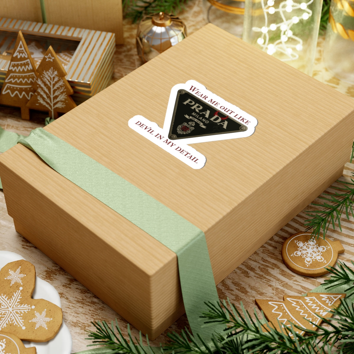 Carmel/Devil in the Detail-Inspired Stickers for Fashion Lovers, Trendy Laptop, Water Bottle Decor, Gift for Fashionistas