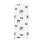 Minimal Black & White Wave Wrapping Paper Roll — Modern Abstract Gift Wrap