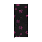 Black & Pink Gothic Spider Wrapping Paper Roll — Halloween Gift Wrap
