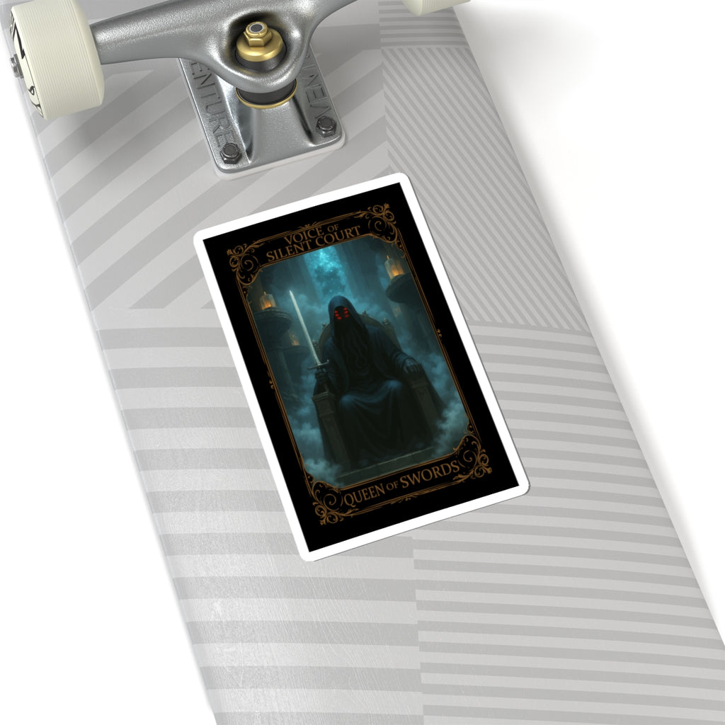 Queen of Swords Tarot- Mystical Queen of Swords Kiss-Cut Stickers - Tarot Theme, Witchcraft Decor, Laptop Stickers, Gift for Occult Lovers, Art Print [...]