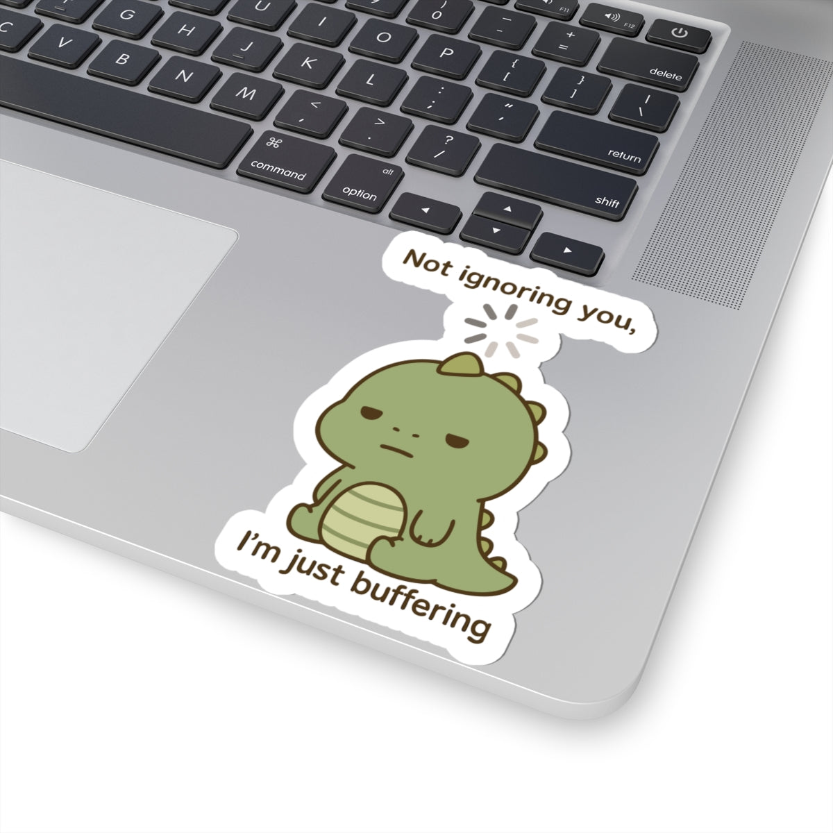 Cute Dino Ignoring Stickers, Kids Sticker Pack, Scrapbook Decals, Laptop Decals, Water Bottle Stickers, Vinyl Stickers