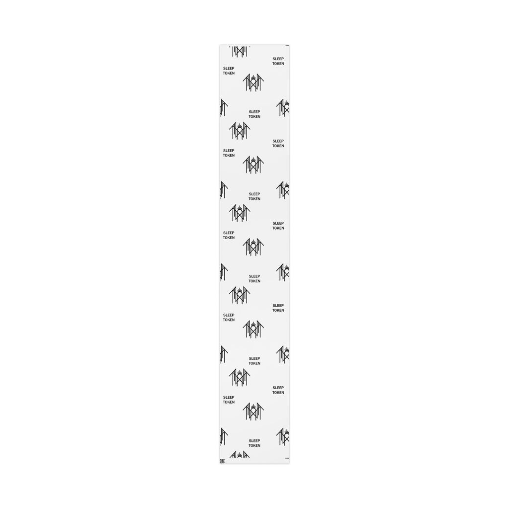 Minimal Black & White Wave Wrapping Paper Roll — Modern Abstract Gift Wrap