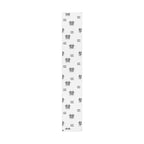 Minimal Black & White Wave Wrapping Paper Roll — Modern Abstract Gift Wrap