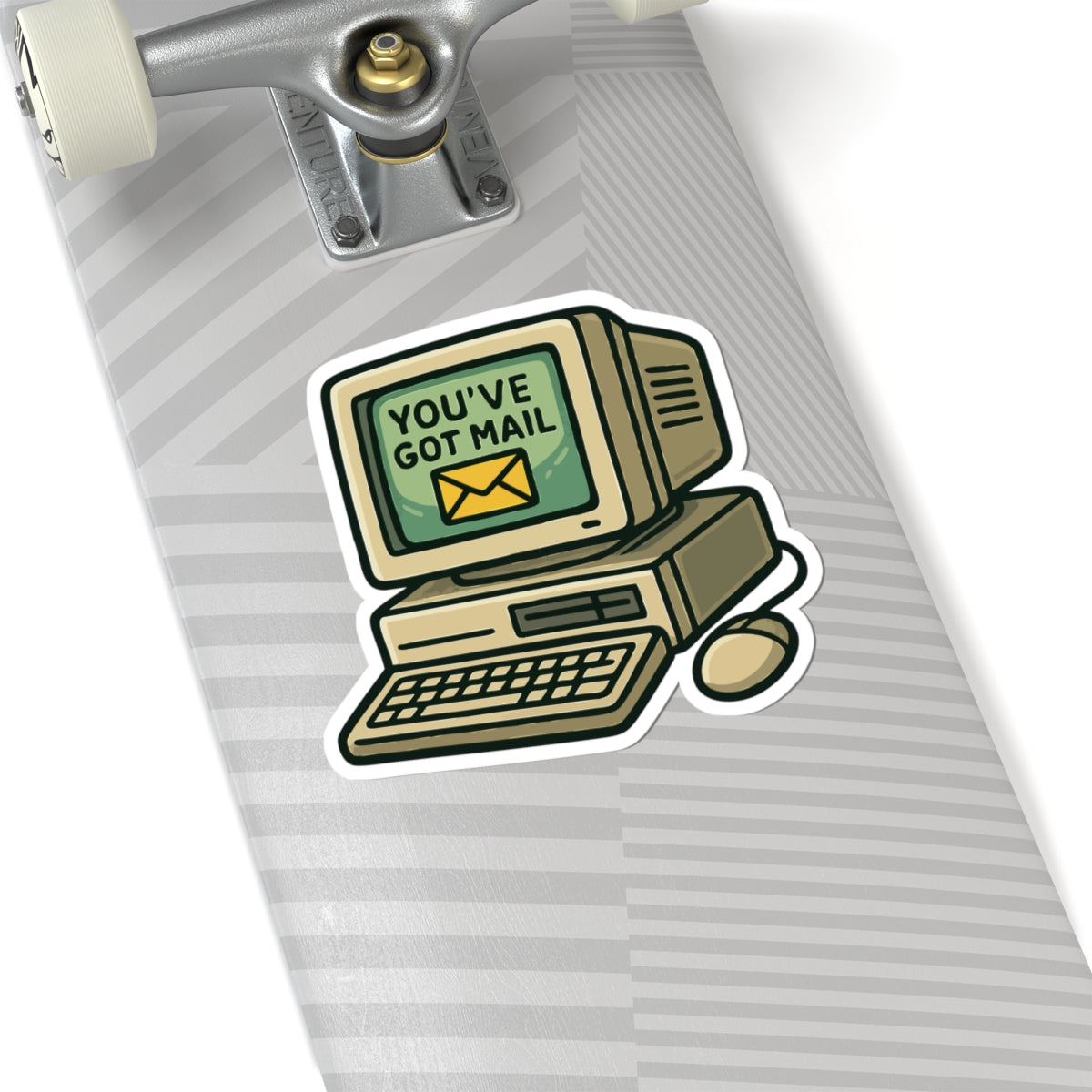 90's Vintage Computer Sticker — "You've Got Mail" Retro PC Laptop Decal