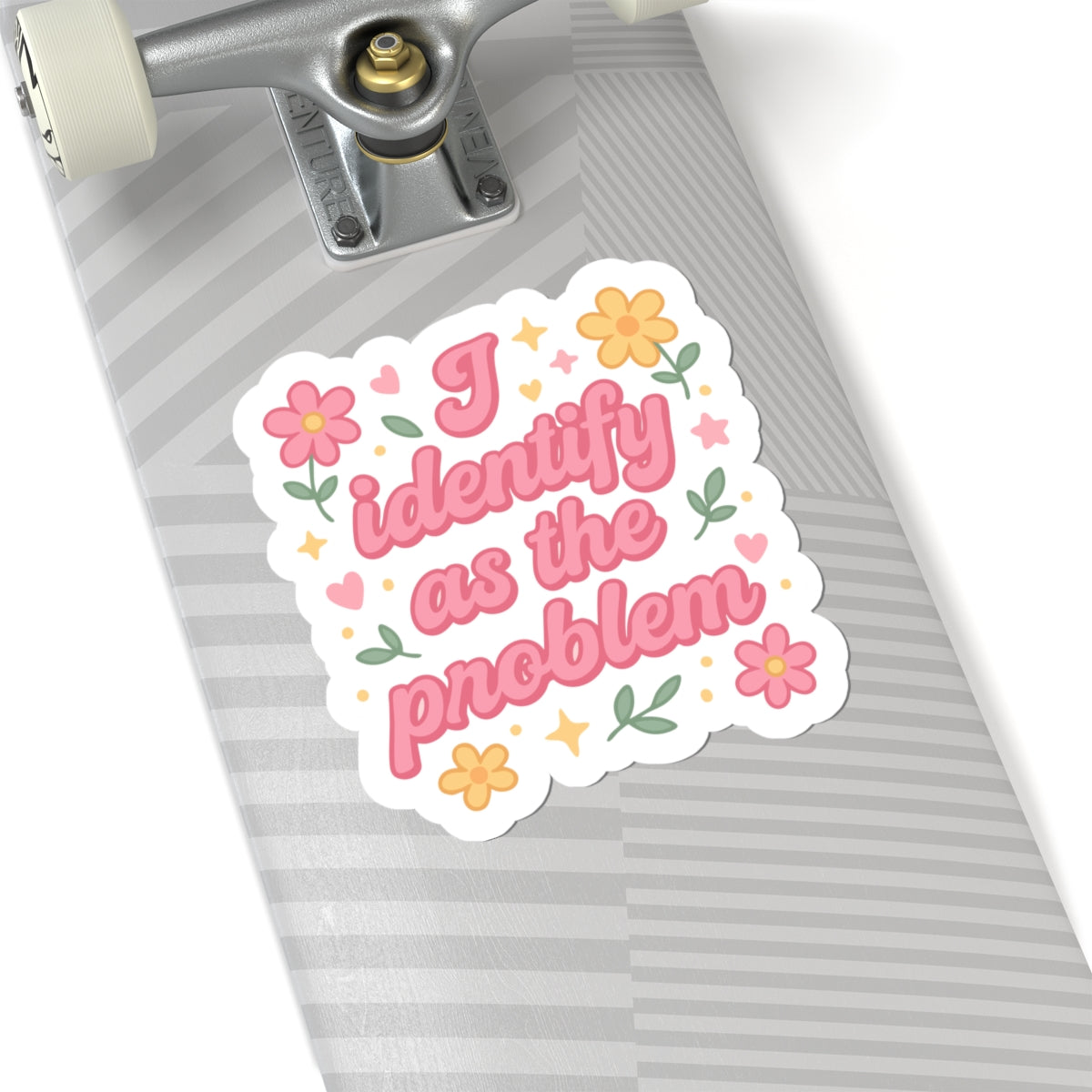Floral Kiss-Cut Stickers - Self-Identity Design, Laptop Decor, Journaling Accessories, Fun Gift, Creative Expression