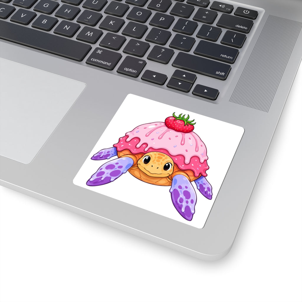 Cute Strawberry Shell Turtle Sticker