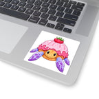 Cute Strawberry Shell Turtle Sticker