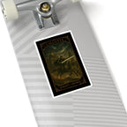 Knight of Swords Tarot-Inspired Kiss-Cut Stickers, Knight of Swords Art, Calcutta Decor, Spiritual Stickers, Witchy Gifts, Unique Stationery