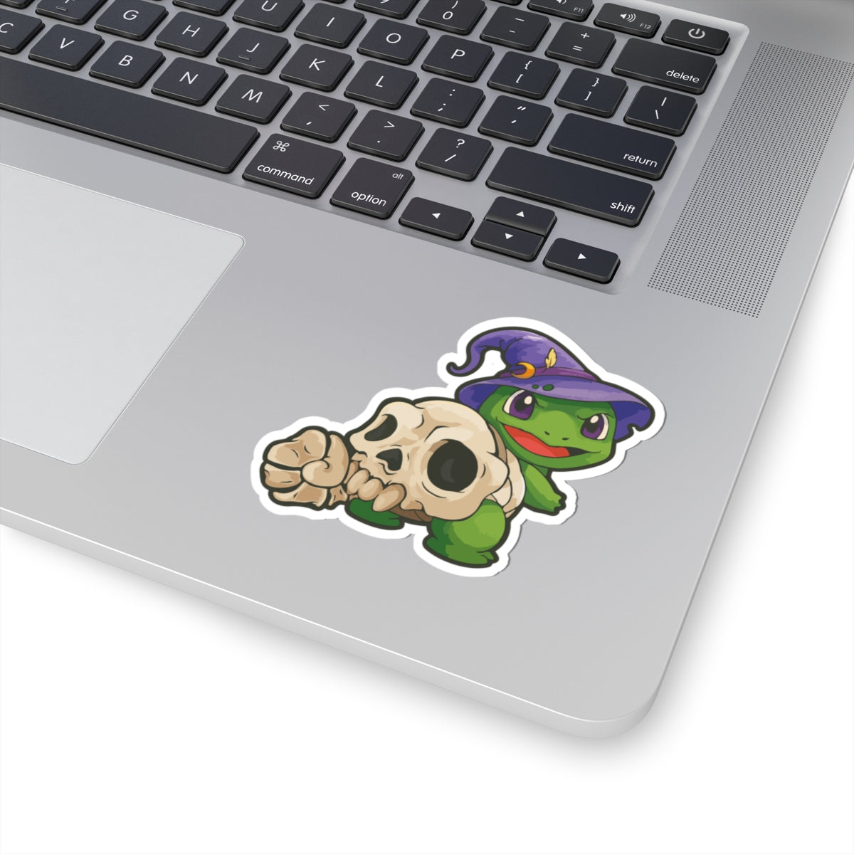 Wizard Turtle Kiss-Cut Stickers | Fun Decor, Laptop Stickers, Cute Gifts, Halloween Vibes, Cartoon Art