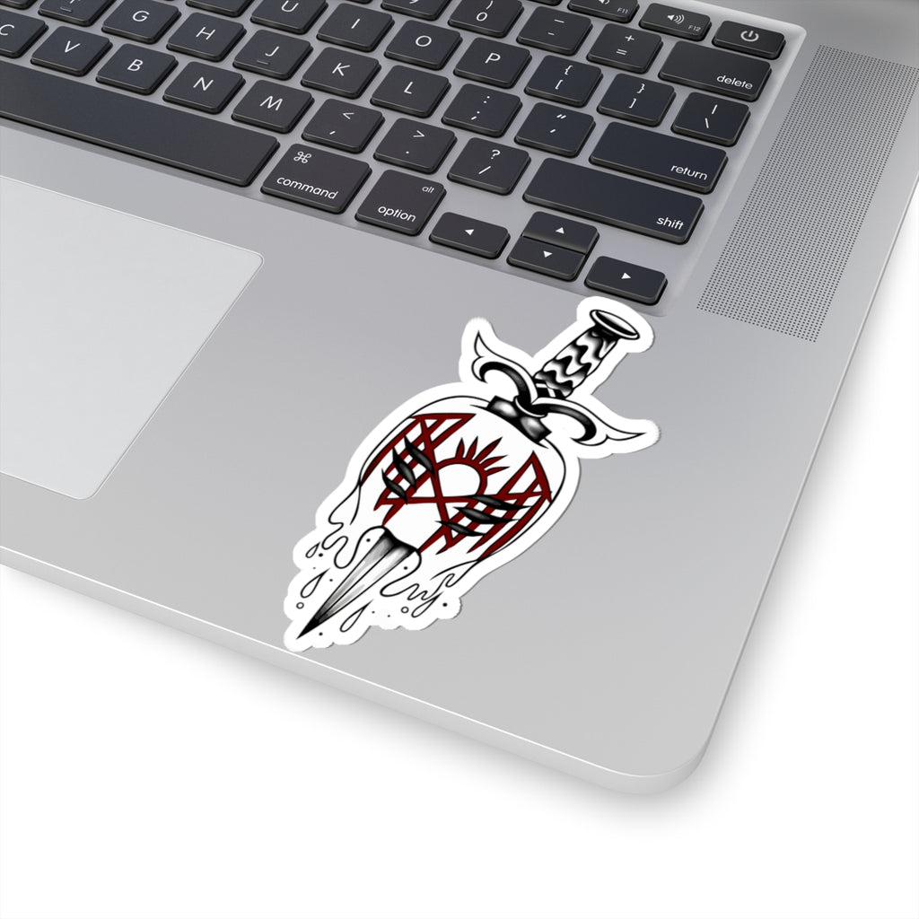Dagger in Mask Sticker