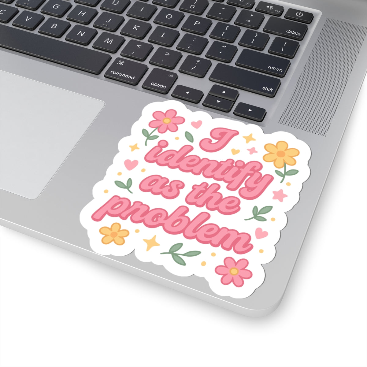 Floral Kiss-Cut Stickers - Self-Identity Design, Laptop Decor, Journaling Accessories, Fun Gift, Creative Expression