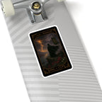 King of Cups Tarot- Mystical Stickers, Tarot Stickers for Spiritual Practitioners, Witchcraft, Café Décor, Gift for Tarot Lovers